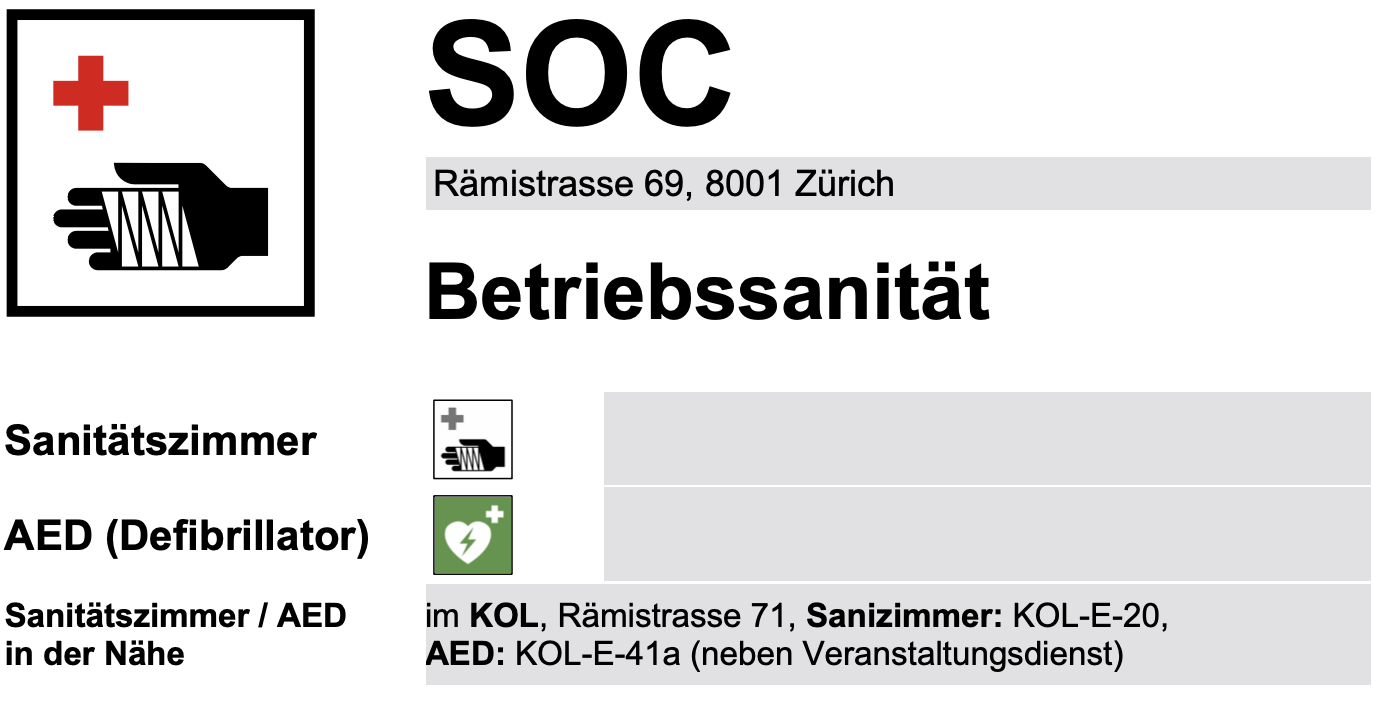 Betriebssanität SOC